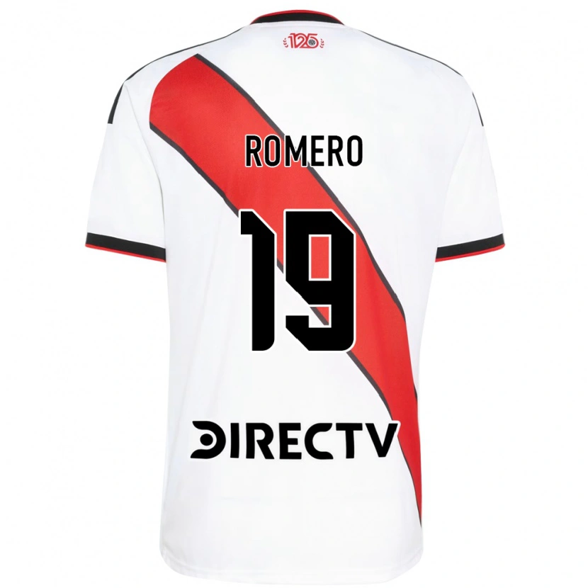 Danxen Kinder Braian Romero #19 Rot Weiß Schwarz Heimtrikot Trikot 2026/27 T-Shirt