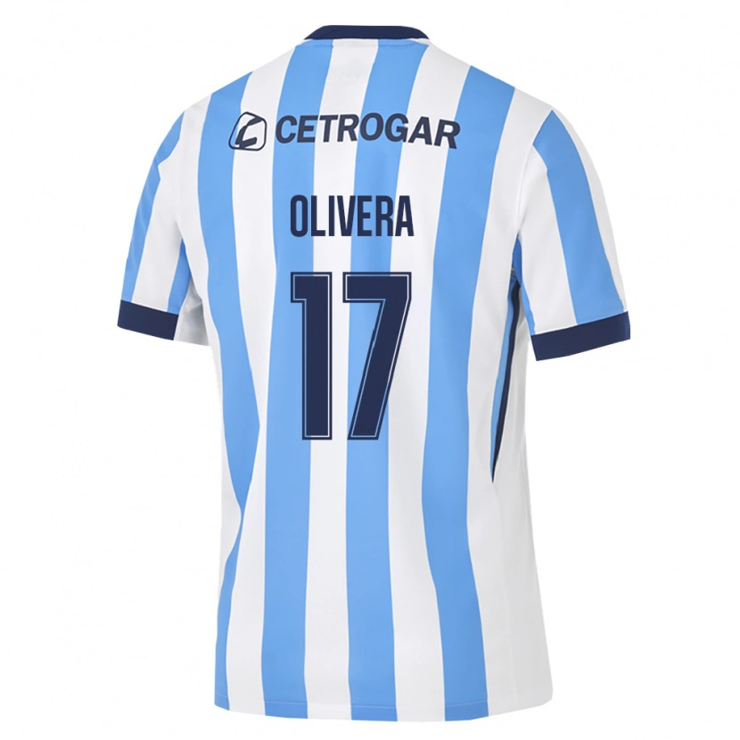 Danxen Kinder Nazareno Olivera #17 Hellblau Weiß Schwarz Heimtrikot Trikot 2026/27 T-Shirt