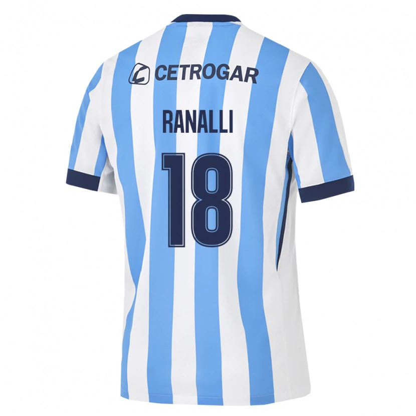 Danxen Kinder Santiago Ranalli #18 Hellblau Weiß Schwarz Heimtrikot Trikot 2026/27 T-Shirt