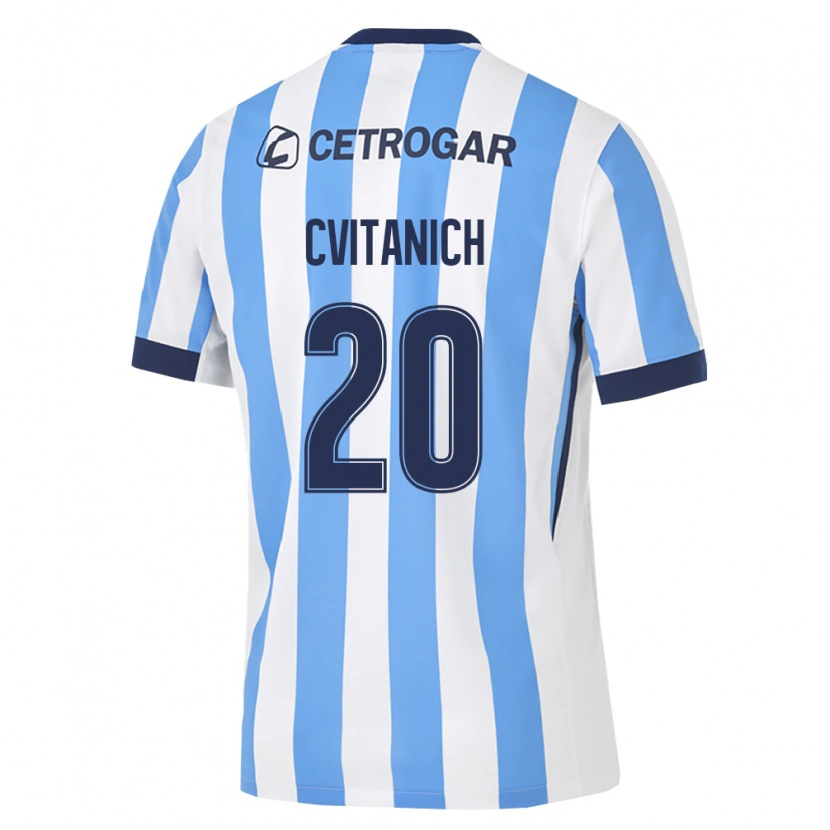 Danxen Kinder Dario Cvitanich #20 Hellblau Weiß Schwarz Heimtrikot Trikot 2026/27 T-Shirt