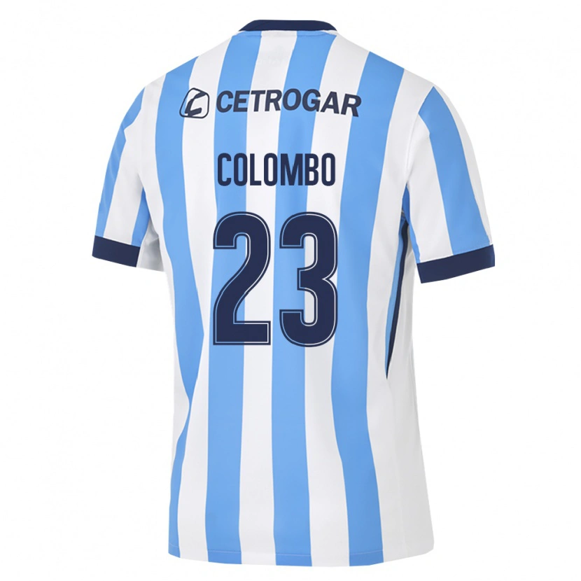 Danxen Kinder Nazareno Colombo #23 Hellblau Weiß Schwarz Heimtrikot Trikot 2026/27 T-Shirt