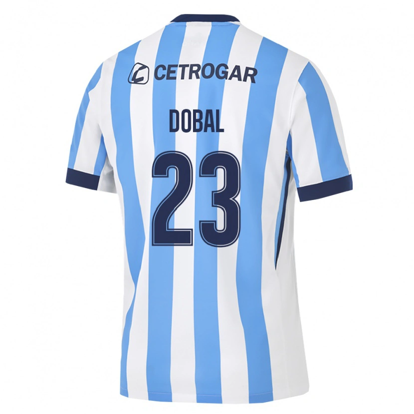 Danxen Kinder Joaquín Dobal #23 Hellblau Weiß Schwarz Heimtrikot Trikot 2026/27 T-Shirt