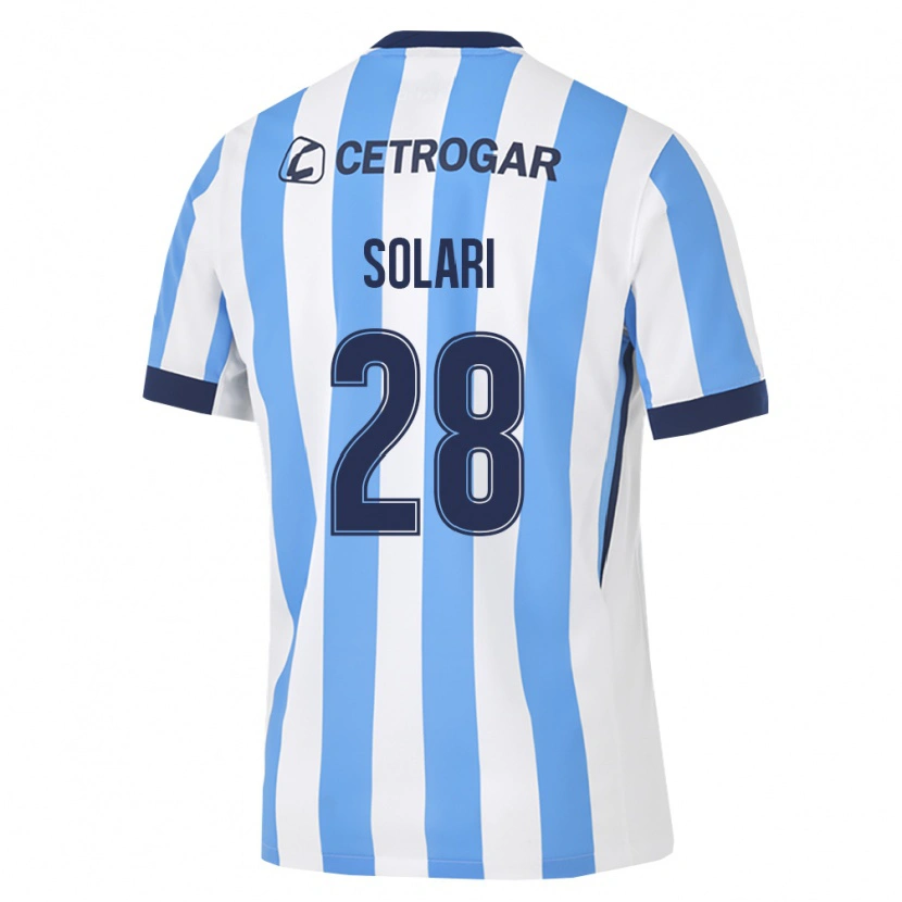 Danxen Kinder Santiago Solari #28 Hellblau Weiß Schwarz Heimtrikot Trikot 2026/27 T-Shirt