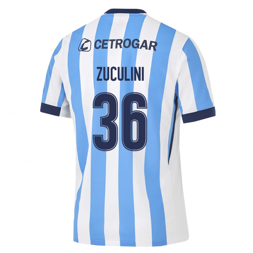 Danxen Kinder Bruno Zuculini #36 Hellblau Weiß Schwarz Heimtrikot Trikot 2026/27 T-Shirt