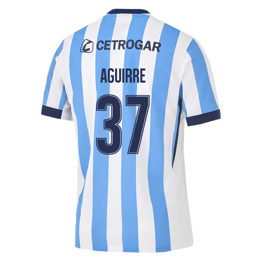 Danxen Kinder Santino Aguirre #37 Hellblau Weiß Schwarz Heimtrikot Trikot 2026/27 T-Shirt