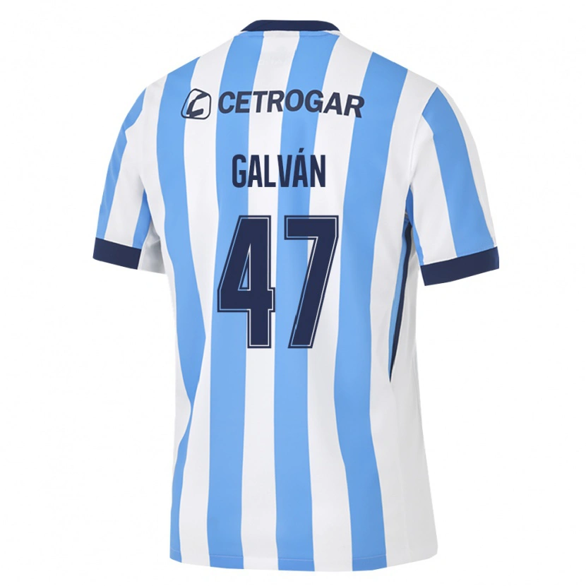 Danxen Kinder Ignacio Galvan #47 Hellblau Weiß Schwarz Heimtrikot Trikot 2026/27 T-Shirt