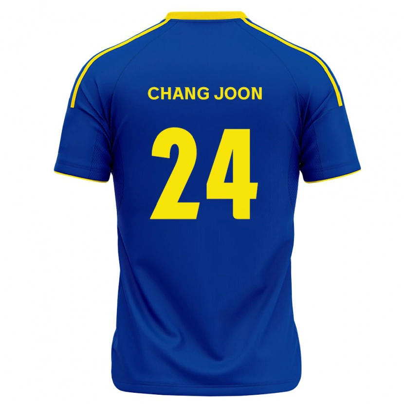 Danxen Kinder Chang-Joon Lee #24 Königsblau Gelb Heimtrikot Trikot 2026/27 T-Shirt