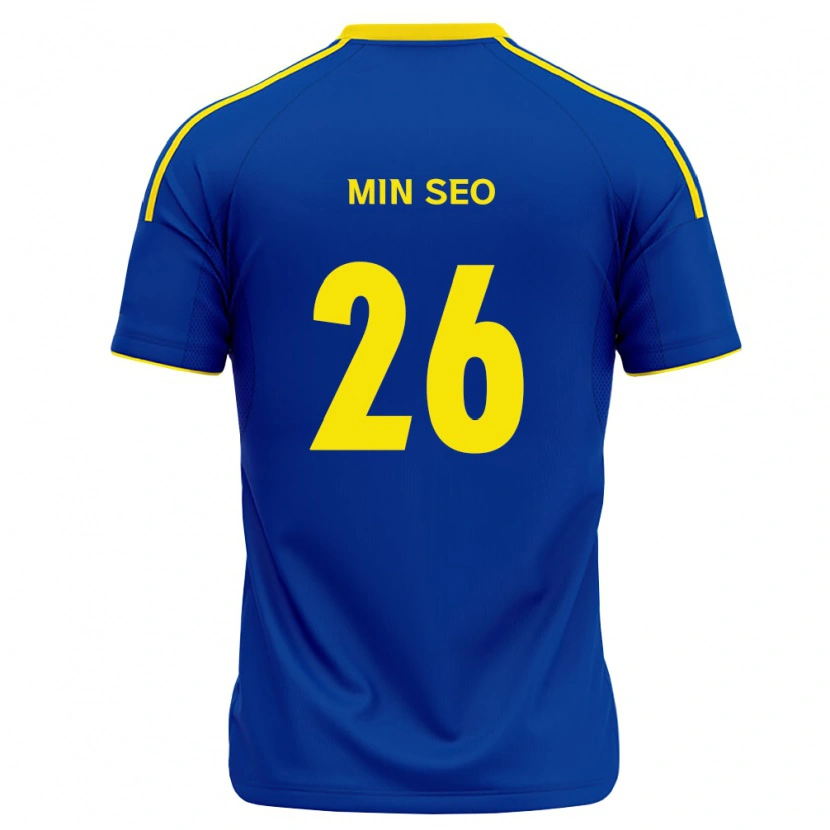 Danxen Kinder Min-Seo Park #26 Königsblau Gelb Heimtrikot Trikot 2026/27 T-Shirt