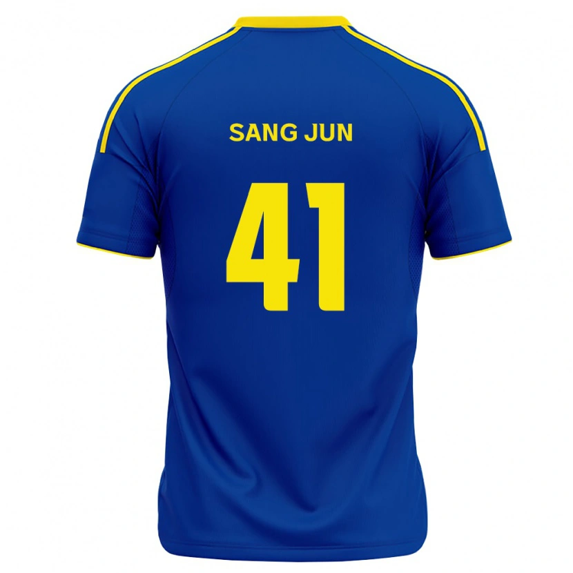 Danxen Kinder Sang-Jun Park #41 Königsblau Gelb Heimtrikot Trikot 2026/27 T-Shirt