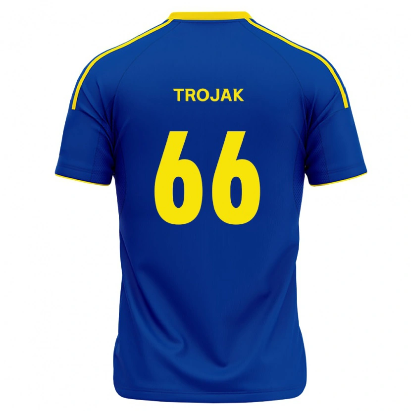 Danxen Kinder Milosz Trojak #66 Königsblau Gelb Heimtrikot Trikot 2026/27 T-Shirt