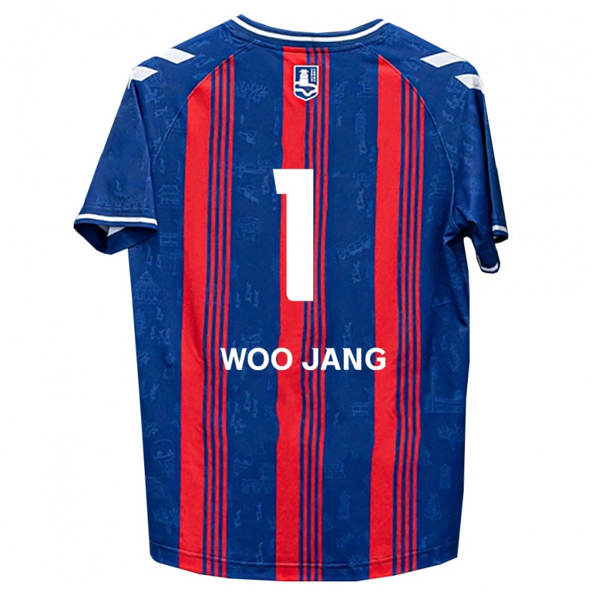 Danxen Kinder Woo-Jang Jo #1 Blau Rot Weiß Heimtrikot Trikot 2026/27 T-Shirt