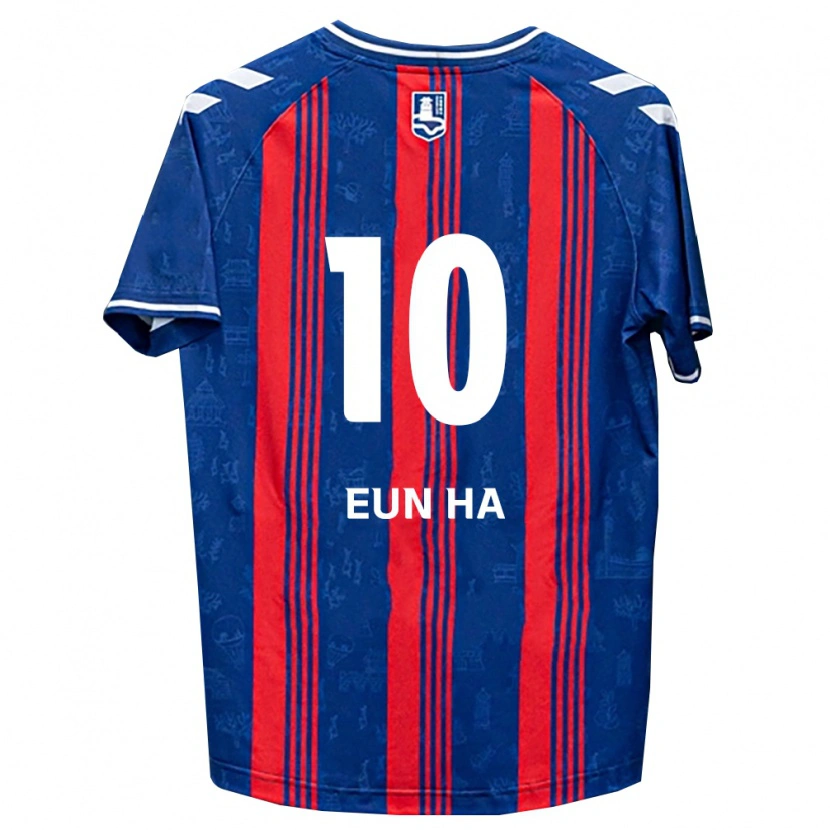 Danxen Kinder Eun-Ha Jeon #10 Blau Rot Weiß Heimtrikot Trikot 2026/27 T-Shirt