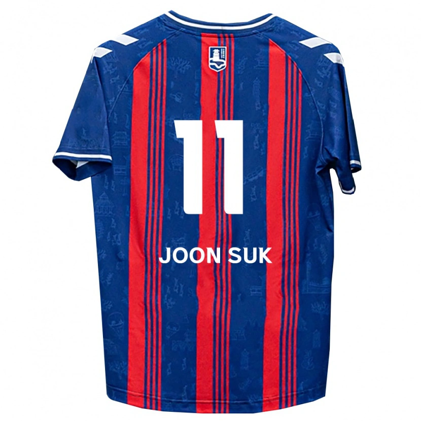 Danxen Kinder Joon-Suk Lee #11 Blau Rot Weiß Heimtrikot Trikot 2026/27 T-Shirt