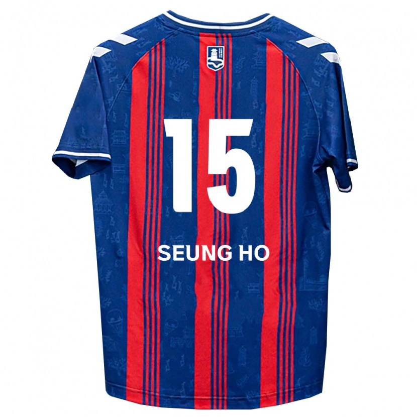 Danxen Kinder Seung-Ho Cho #15 Blau Rot Weiß Heimtrikot Trikot 2026/27 T-Shirt