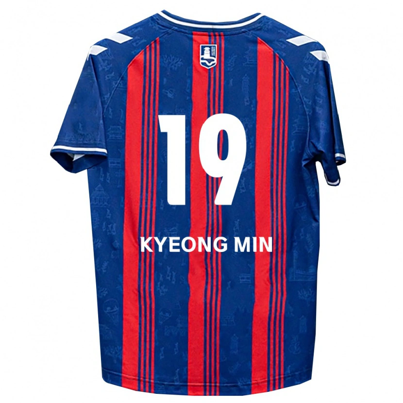 Danxen Kinder Kyeong-Min Kim #19 Blau Rot Weiß Heimtrikot Trikot 2026/27 T-Shirt