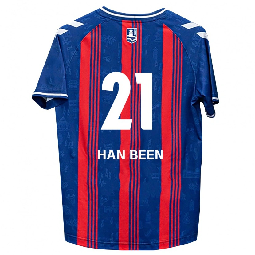 Danxen Kinder Han-Been Yang #21 Blau Rot Weiß Heimtrikot Trikot 2026/27 T-Shirt