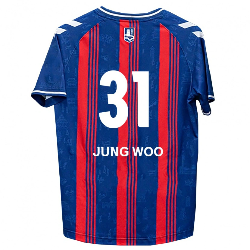 Danxen Kinder Jung-Woo Moon #31 Blau Rot Weiß Heimtrikot Trikot 2026/27 T-Shirt