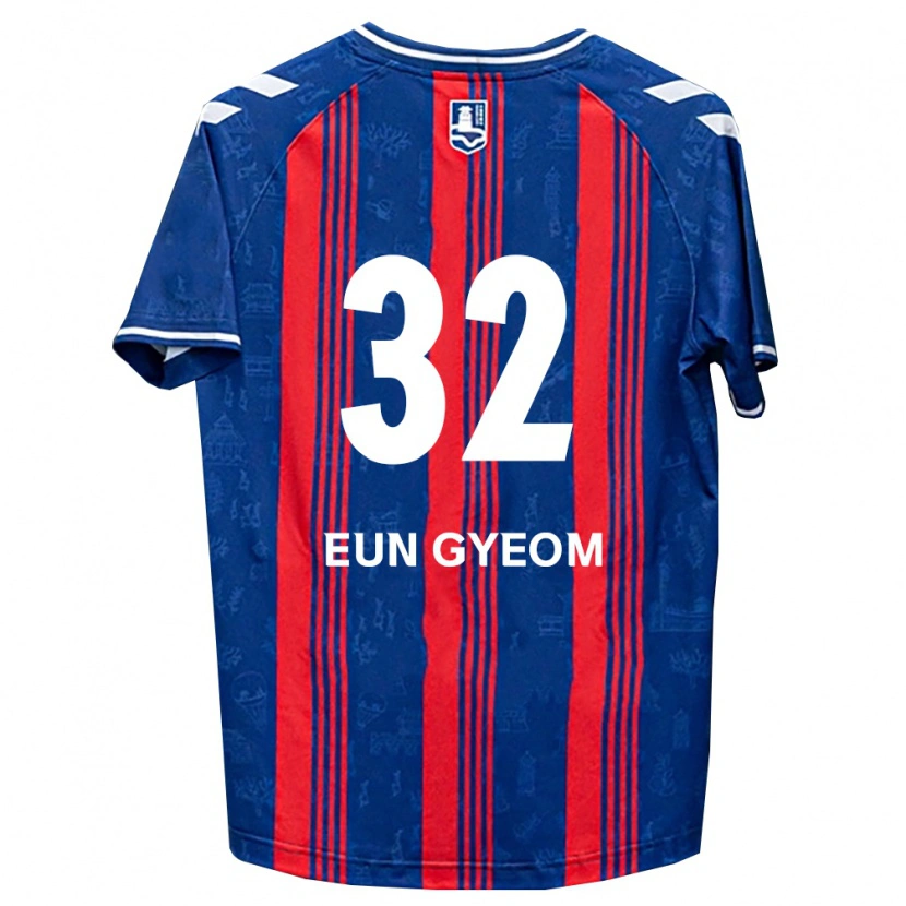Danxen Kinder Eun-Gyeom Kim #32 Blau Rot Weiß Heimtrikot Trikot 2026/27 T-Shirt