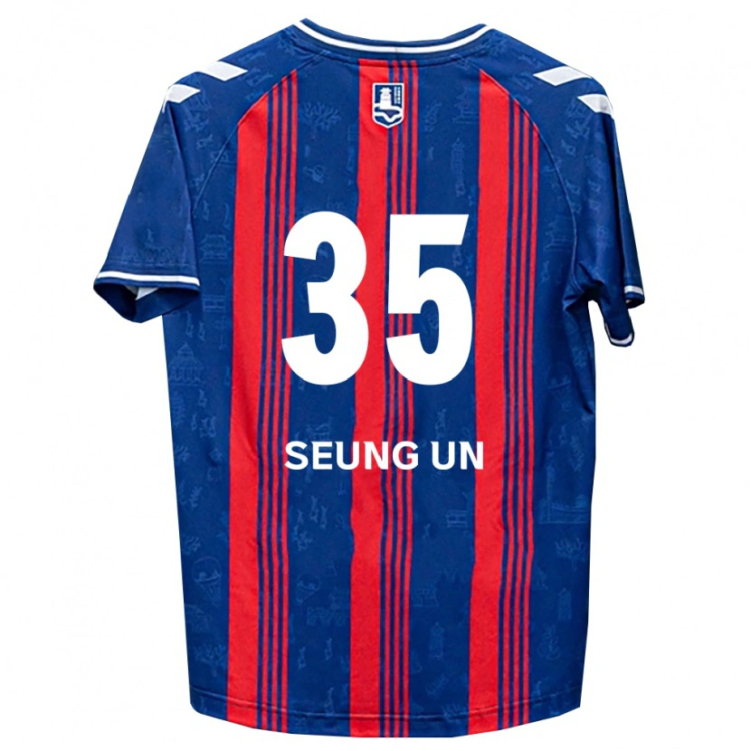 Danxen Kinder Seung-Un Kim #35 Blau Rot Weiß Heimtrikot Trikot 2026/27 T-Shirt