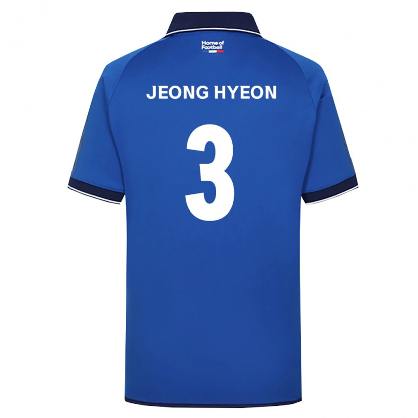 Danxen Kinder Jeong-Hyeon Kim #3 Königsblau Weiß Rot Heimtrikot Trikot 2026/27 T-Shirt