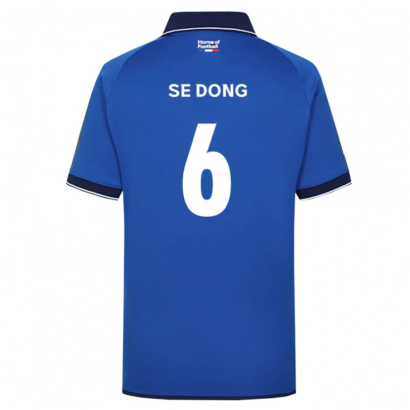 Danxen Kinder Se-Dong Chang #6 Königsblau Weiß Rot Heimtrikot Trikot 2026/27 T-Shirt