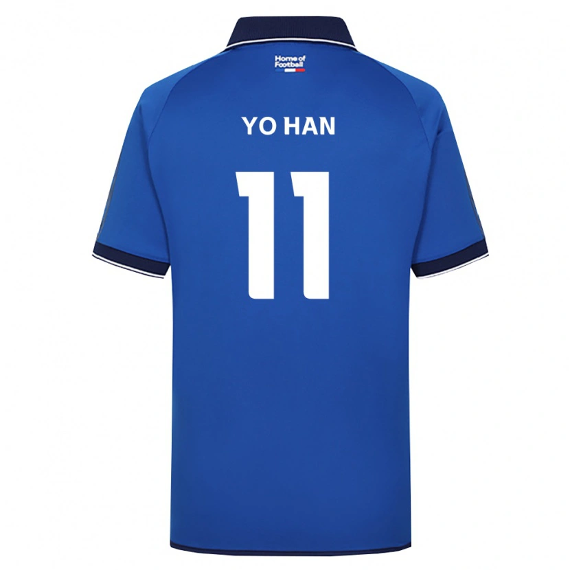 Danxen Kinder Yo-Han Jang #11 Königsblau Weiß Rot Heimtrikot Trikot 2026/27 T-Shirt