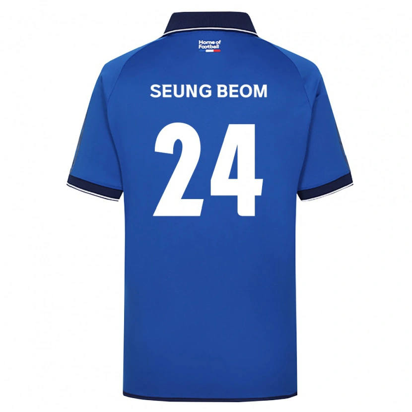 Danxen Kinder Seung-Beom Ko #24 Königsblau Weiß Rot Heimtrikot Trikot 2026/27 T-Shirt