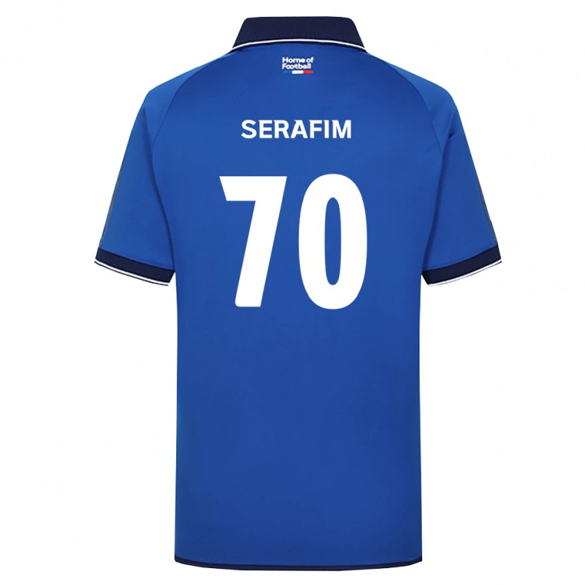 Danxen Kinder Matheus Serafim #70 Königsblau Weiß Rot Heimtrikot Trikot 2026/27 T-Shirt