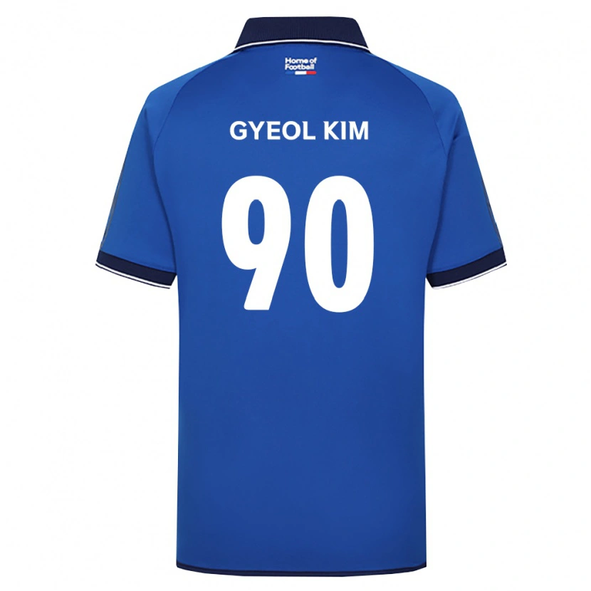 Danxen Kinder Gyeol Kim #90 Königsblau Weiß Rot Heimtrikot Trikot 2026/27 T-Shirt