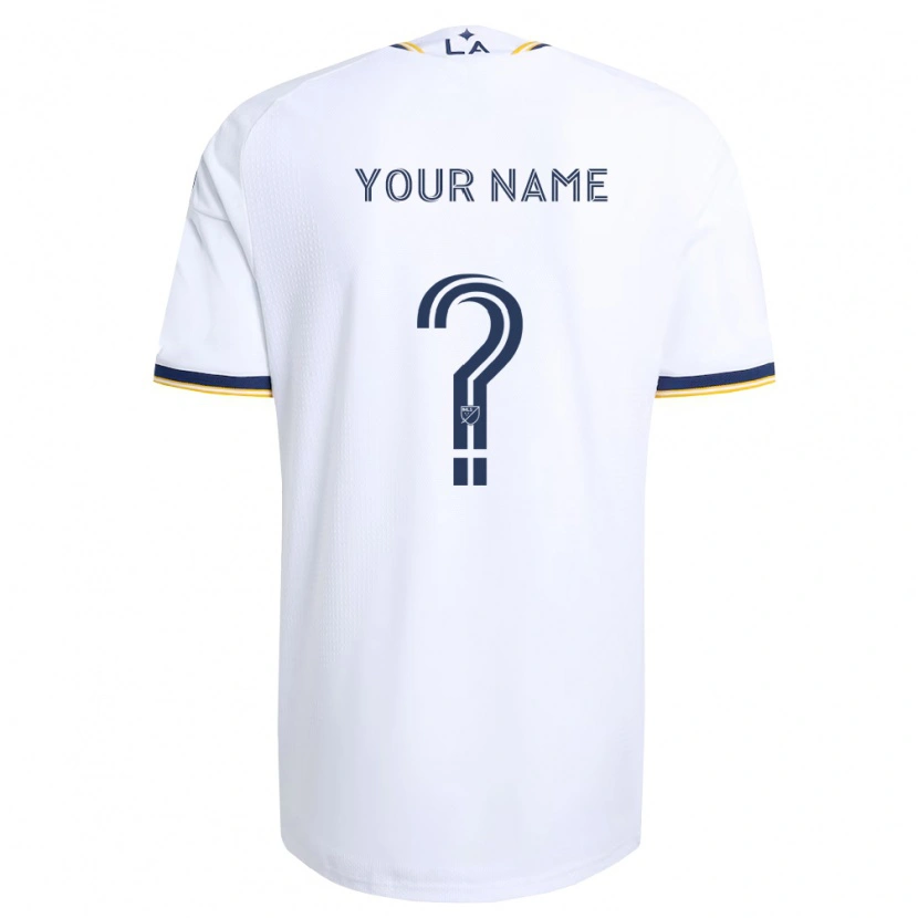 Danxen Kinder Ihren Namen #0 Blau Gelb Und Weiß Heimtrikot Trikot 2026/27 T-Shirt