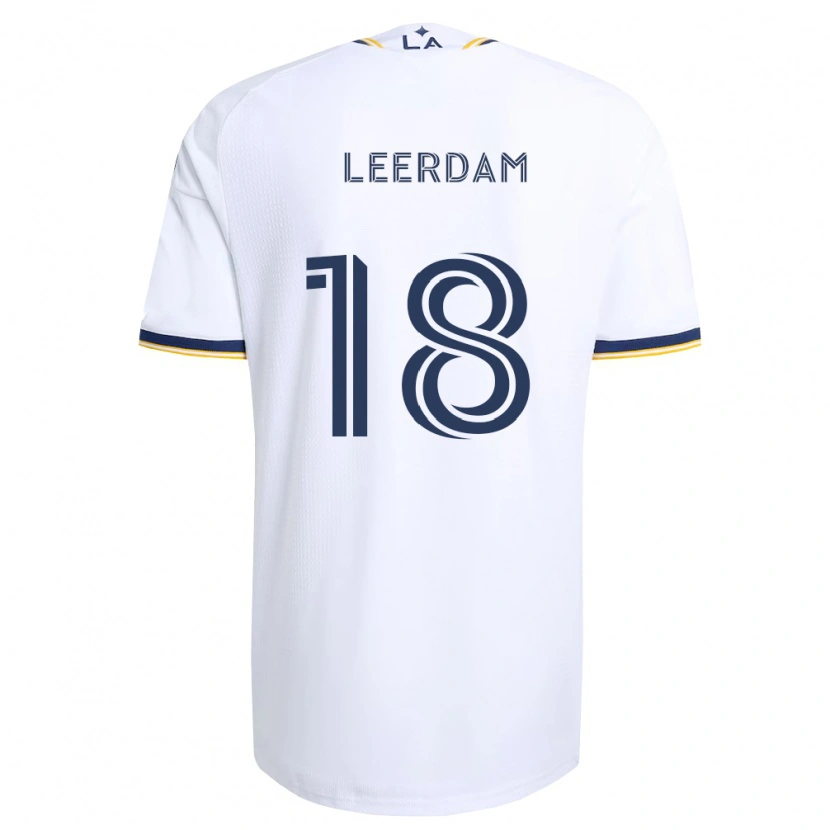 Danxen Kinder Kelvin Leerdam #18 Blau Gelb Und Weiß Heimtrikot Trikot 2026/27 T-Shirt