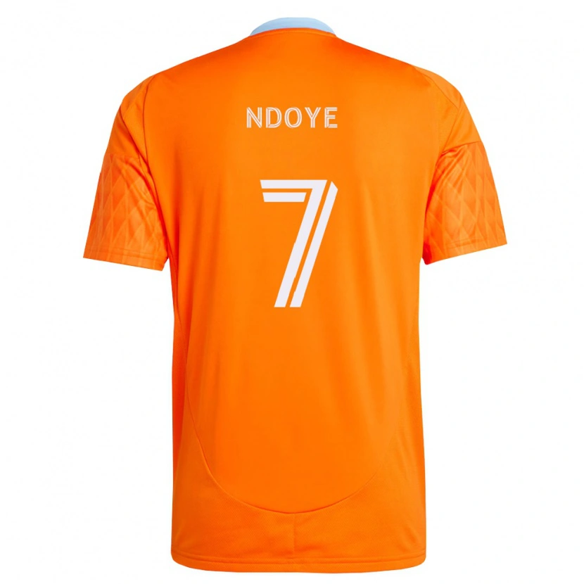 Danxen Kinder Papa Ndoye #7 Orange Weiß Heimtrikot Trikot 2026/27 T-Shirt