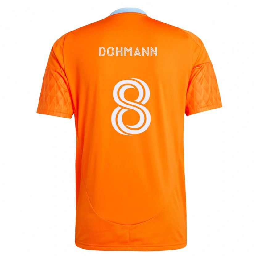 Danxen Kinder Gustavo Abreu Dohmann #8 Orange Weiß Heimtrikot Trikot 2026/27 T-Shirt