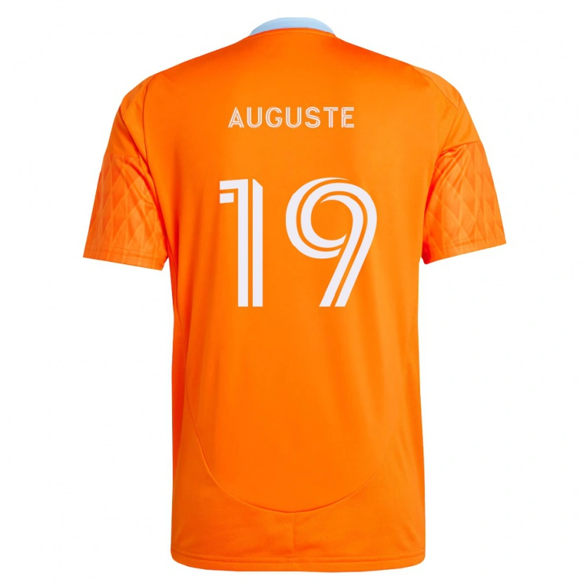 Danxen Kinder Charles Auguste #19 Orange Weiß Heimtrikot Trikot 2026/27 T-Shirt