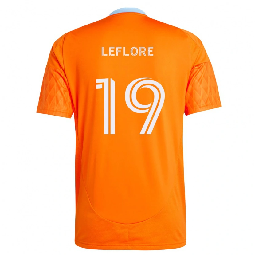 Danxen Kinder Isaiah Leflore #19 Orange Weiß Heimtrikot Trikot 2026/27 T-Shirt