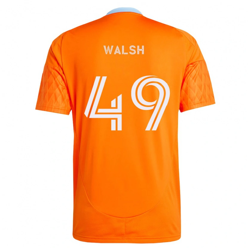 Danxen Kinder Kian Walsh #49 Orange Weiß Heimtrikot Trikot 2026/27 T-Shirt