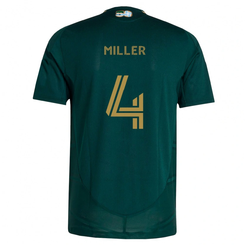 Danxen Kinder Kamal Miller #4 Dunkelgrün Braun Heimtrikot Trikot 2026/27 T-Shirt