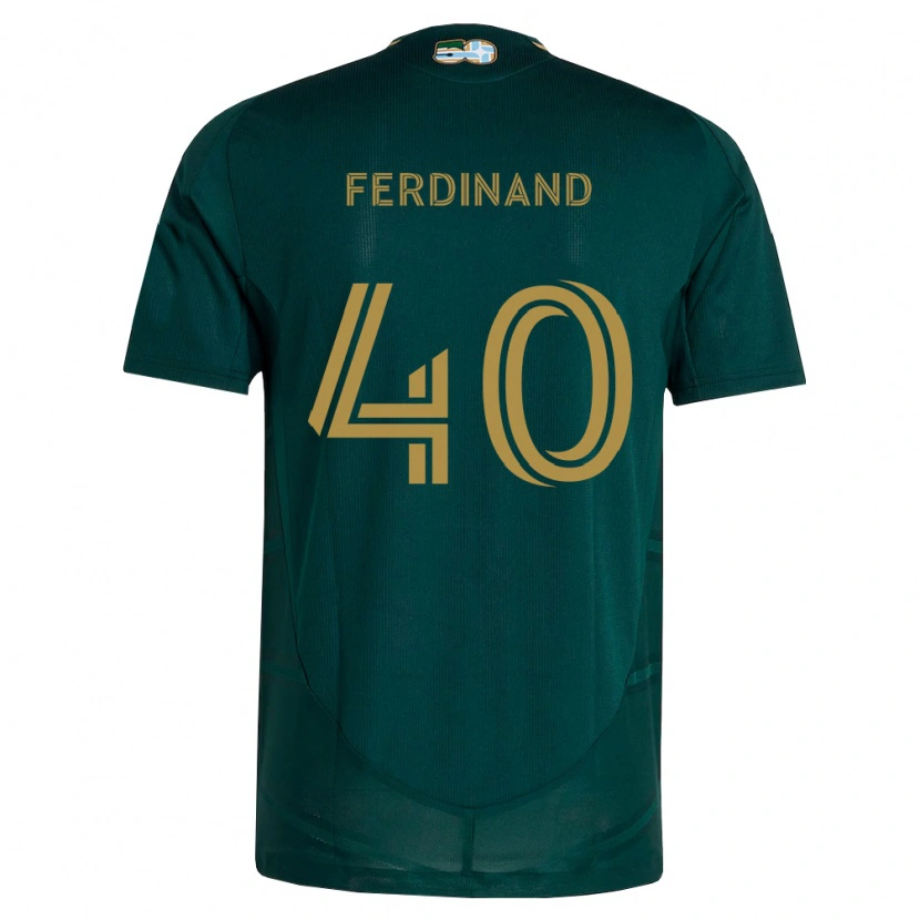 Danxen Kinder Keesean Ferdinand #40 Dunkelgrün Braun Heimtrikot Trikot 2026/27 T-Shirt