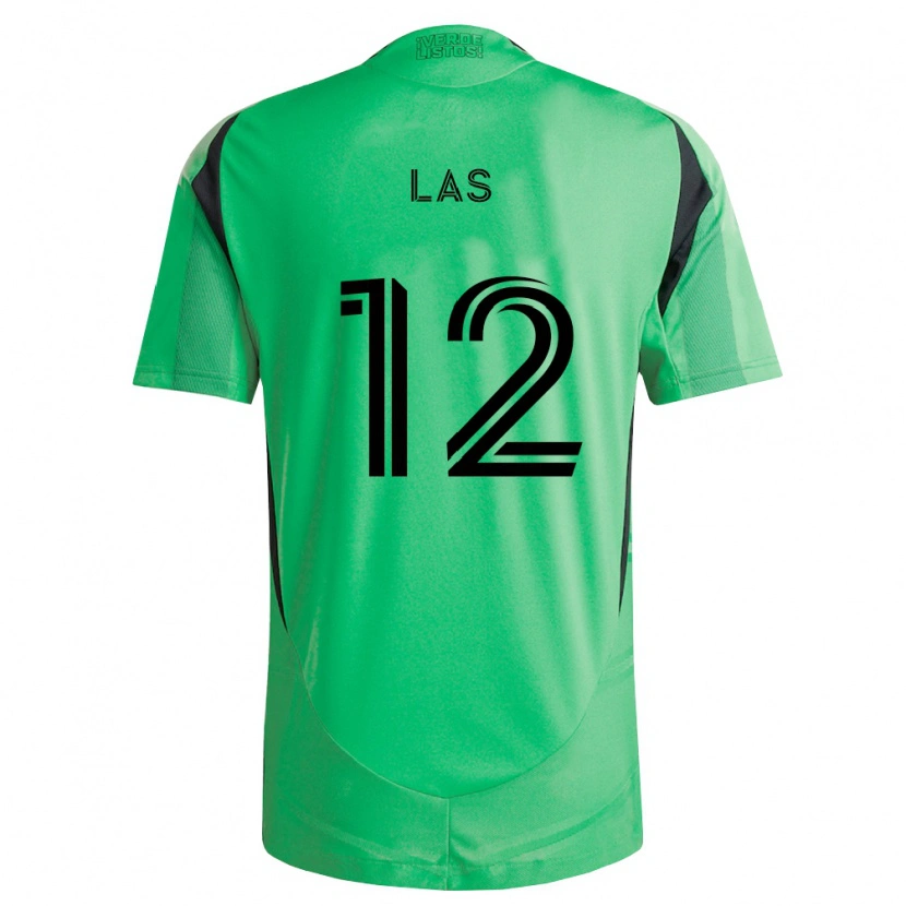 Danxen Kinder Damian Las #12 Smaragdgrün Schwarz Heimtrikot Trikot 2026/27 T-Shirt