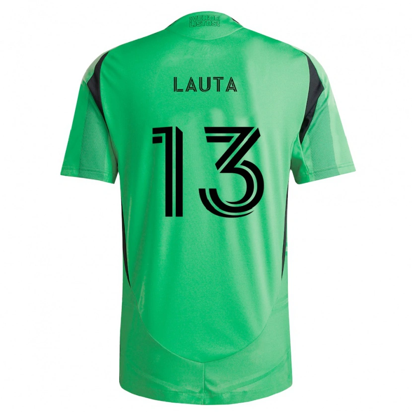 Danxen Kinder Erik Lauta #13 Smaragdgrün Schwarz Heimtrikot Trikot 2026/27 T-Shirt
