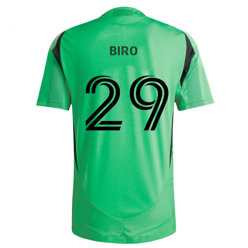Danxen Kinder Guilherme Biro #29 Smaragdgrün Schwarz Heimtrikot Trikot 2026/27 T-Shirt