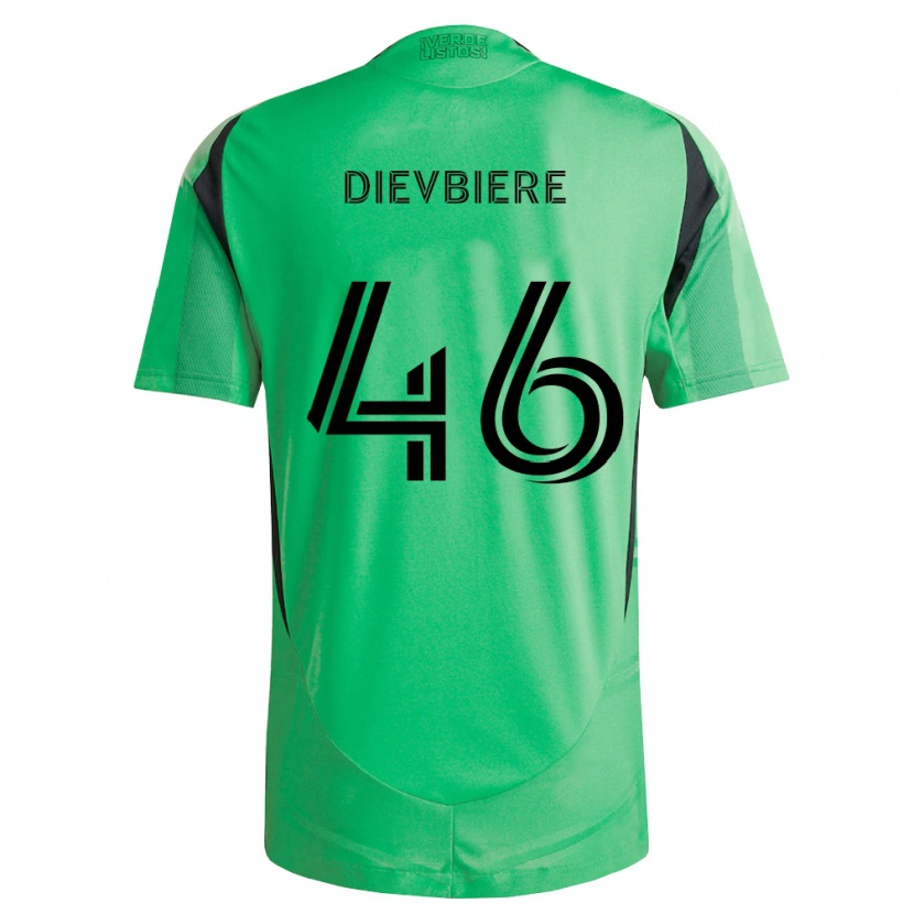 Danxen Kinder Vona Dievbiere #46 Smaragdgrün Schwarz Heimtrikot Trikot 2026/27 T-Shirt