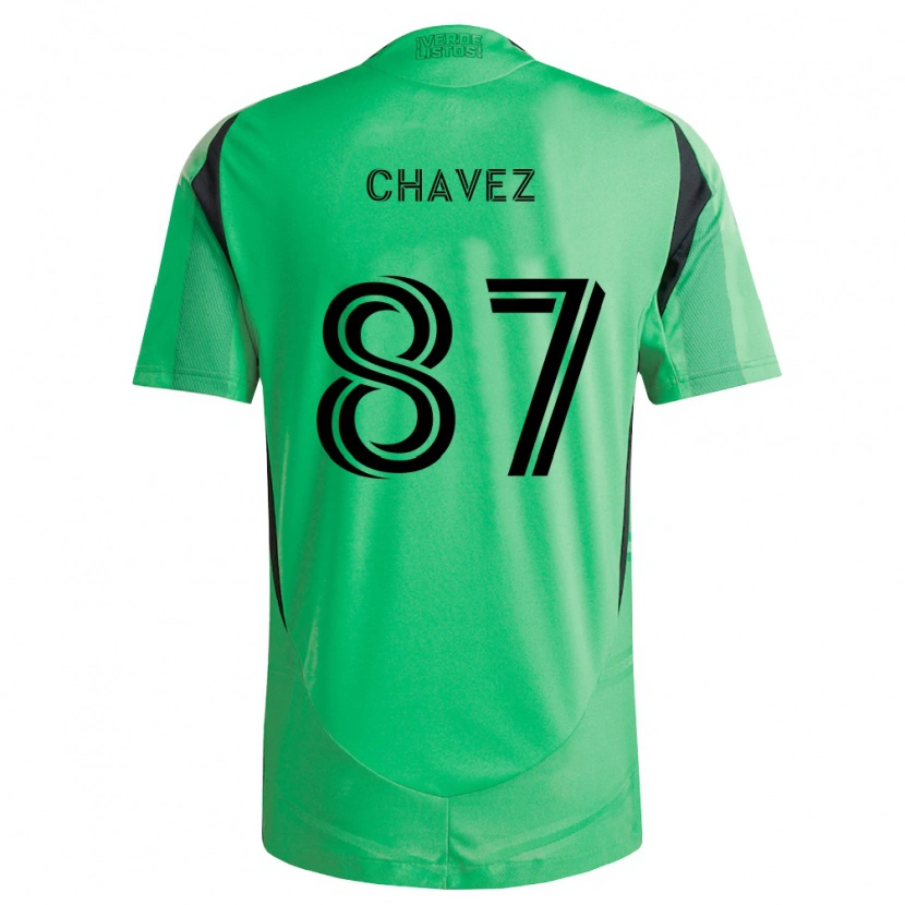 Danxen Kinder Alfonso Ocampo-Chávez #87 Smaragdgrün Schwarz Heimtrikot Trikot 2026/27 T-Shirt