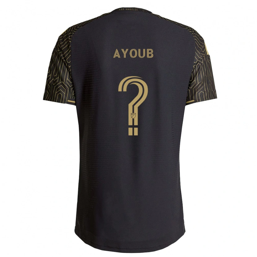 Danxen Kinder Ryan Ayoub #0 Braun Schwarz Heimtrikot Trikot 2026/27 T-Shirt
