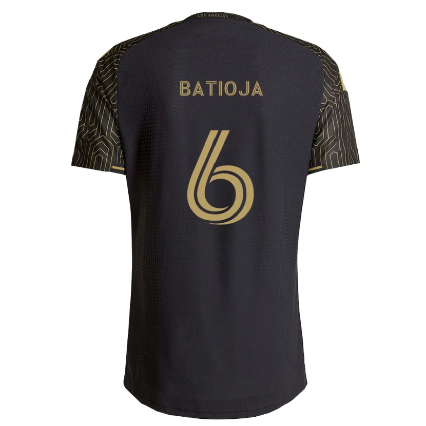 Danxen Kinder Jeremy Batioja #6 Braun Schwarz Heimtrikot Trikot 2026/27 T-Shirt