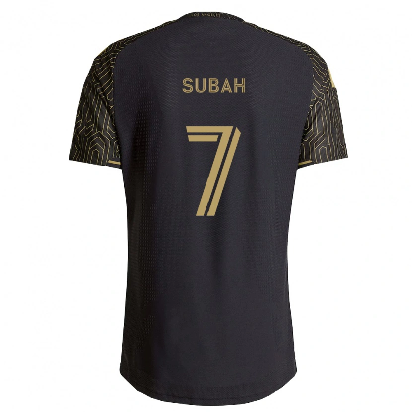 Danxen Kinder Yekeson Subah #7 Braun Schwarz Heimtrikot Trikot 2026/27 T-Shirt