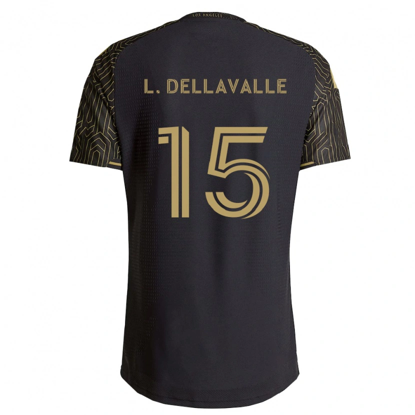 Danxen Kinder Lorenzo Dellavalle #15 Braun Schwarz Heimtrikot Trikot 2026/27 T-Shirt