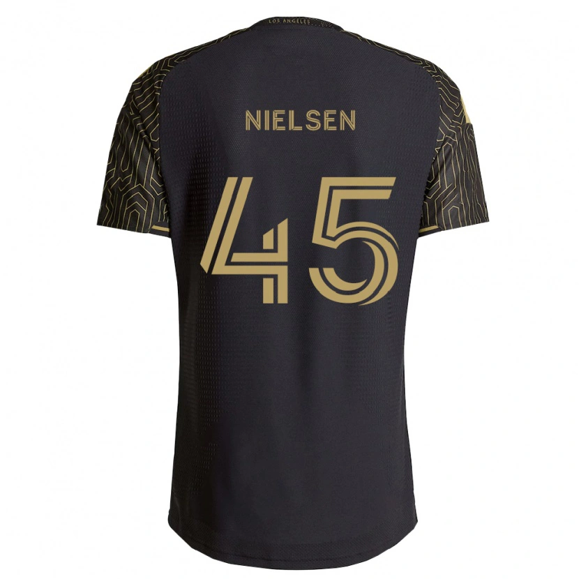 Danxen Kinder Kenny Nielsen #45 Braun Schwarz Heimtrikot Trikot 2026/27 T-Shirt