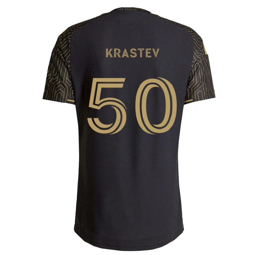 Danxen Kinder Filip Krastev #50 Braun Schwarz Heimtrikot Trikot 2026/27 T-Shirt