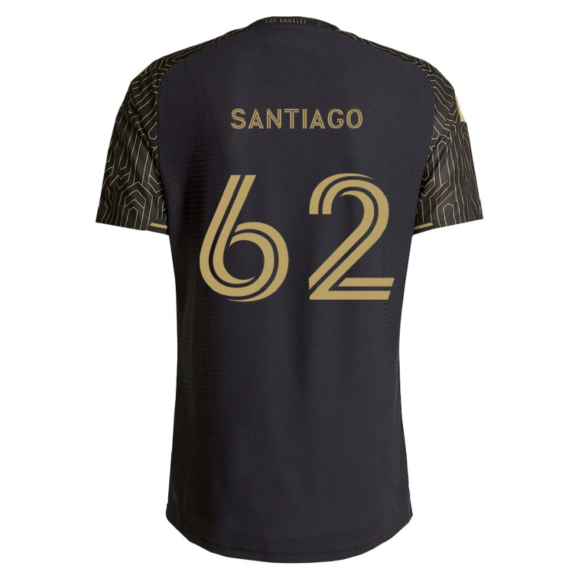 Danxen Kinder Joshua Santiago #62 Braun Schwarz Heimtrikot Trikot 2026/27 T-Shirt